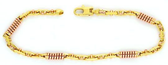 Foto 1 - Steg Anker Rotgold Spiralen Designerarmband Goldarmband, K2297