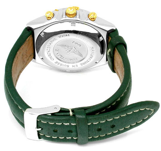 Foto 2 - Breitling Chronomat STG, Leder Armband Herren Uhr, U1800